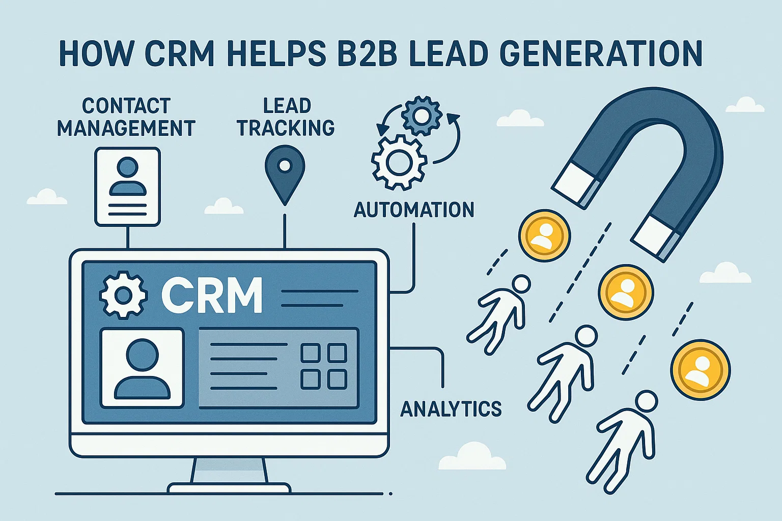 How CRM Helps B2B Lead Generation Hero Image