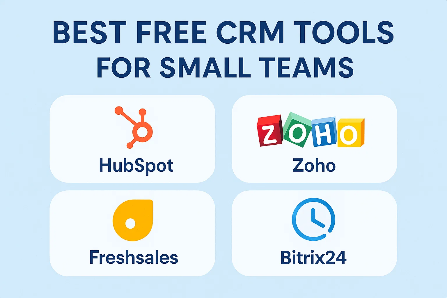 Best Free CRM Tools for Small Teams in 2026 Hero Image